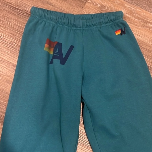 Aviator Nation women’s blue sweatpants elastic drawstring waist XS - Picture 3 of 7